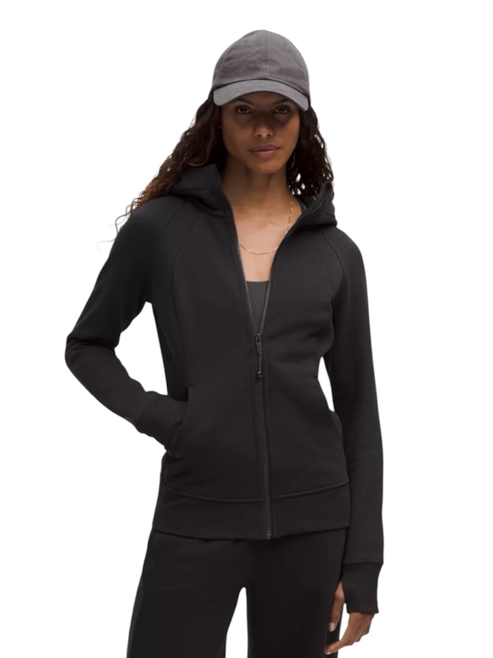 Lululemon Scuba Full-Zip Hoodie Size 6 Black 🖤